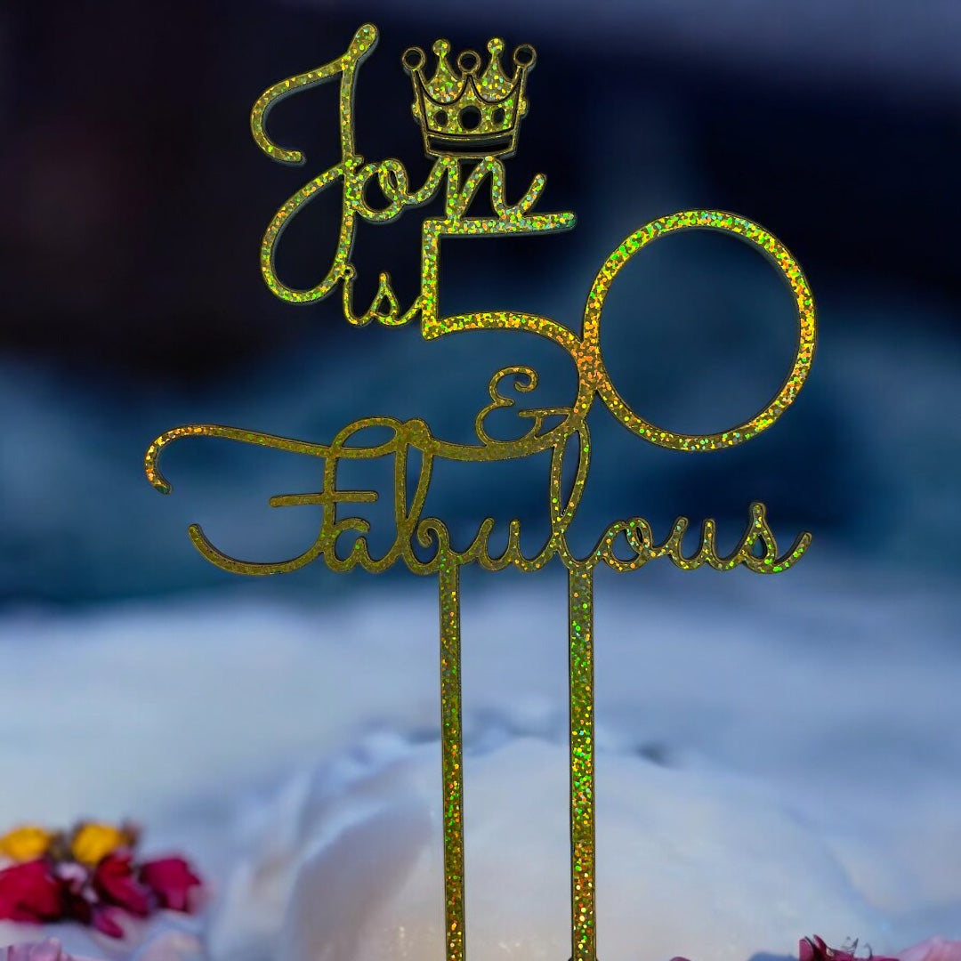 Personalized Cake Toppers for Special Occasions and Celebrations