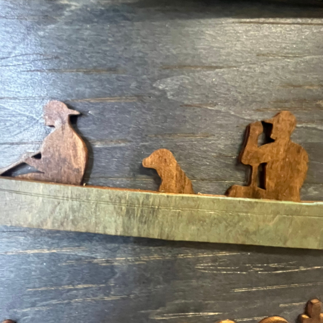 Minnesota Layered Wall Art - Laser Cut Moose and Forest Design