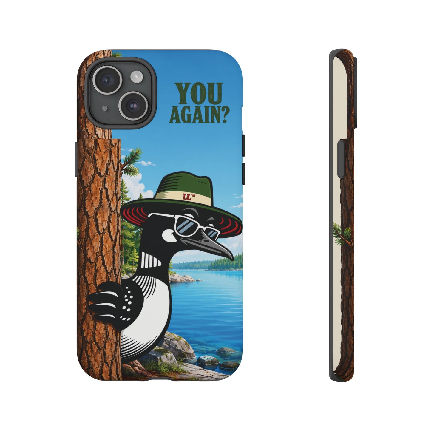 Loon Phone Case, Funny Lake Life Phone Case, You Again Phone Cover, Lookout Larry Design