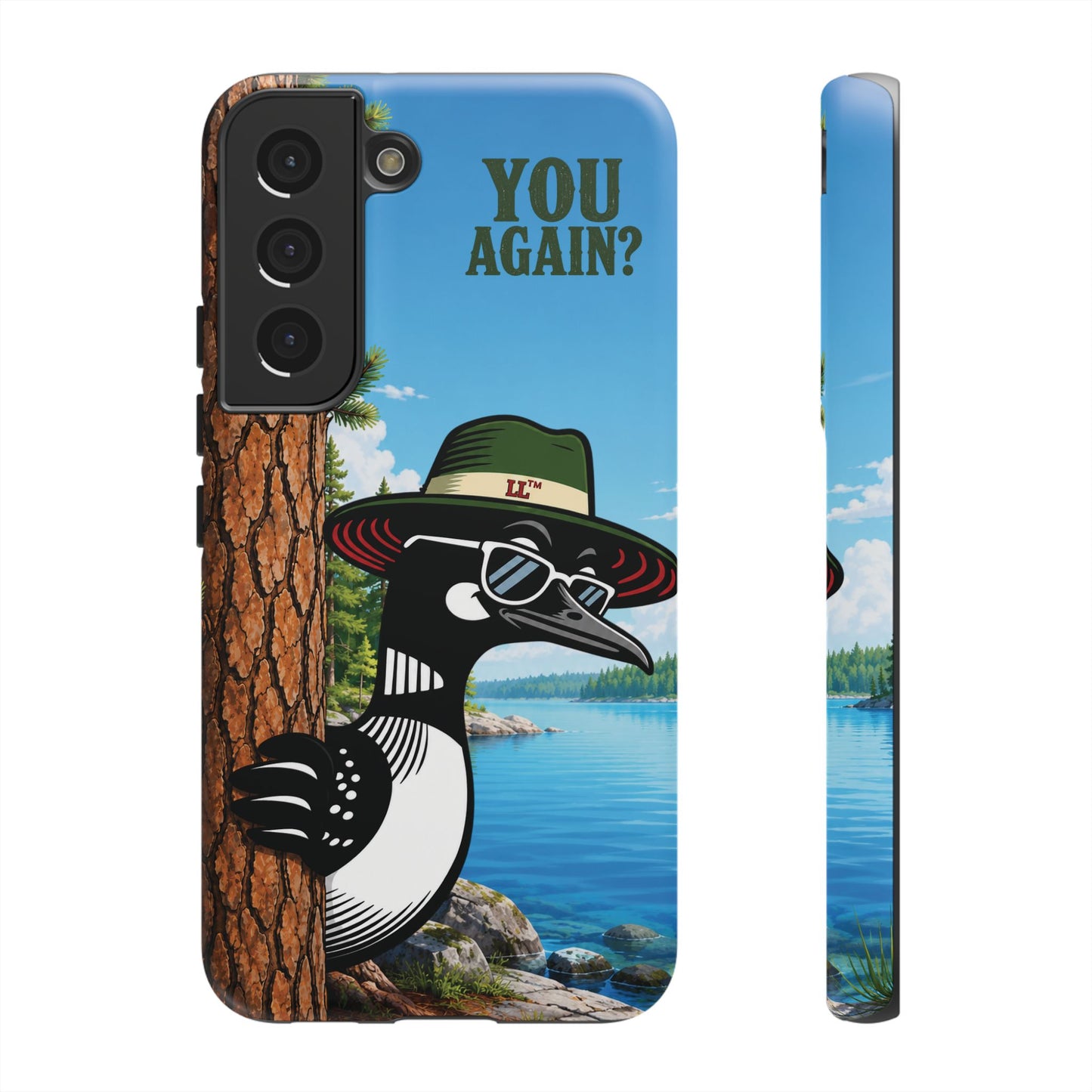 Loon Phone Case, Funny Lake Life Phone Case, You Again Phone Cover, Lookout Larry Design