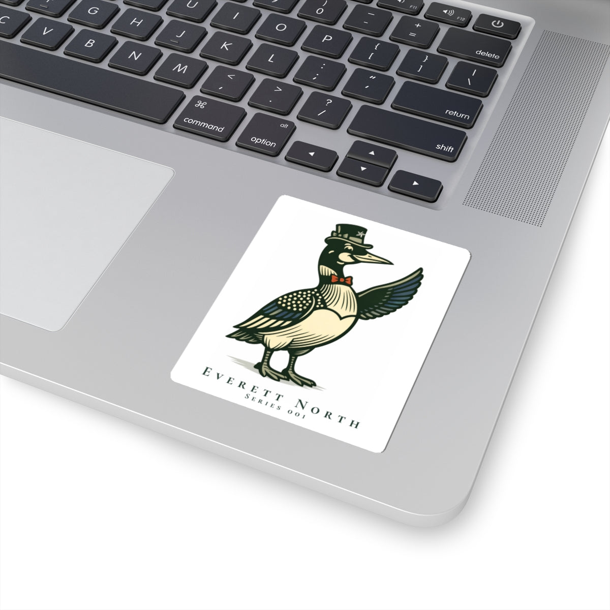Everett North Sticker – Loonie Loons™ Heritage Collection – Series 001 Northwoods Loon Decal