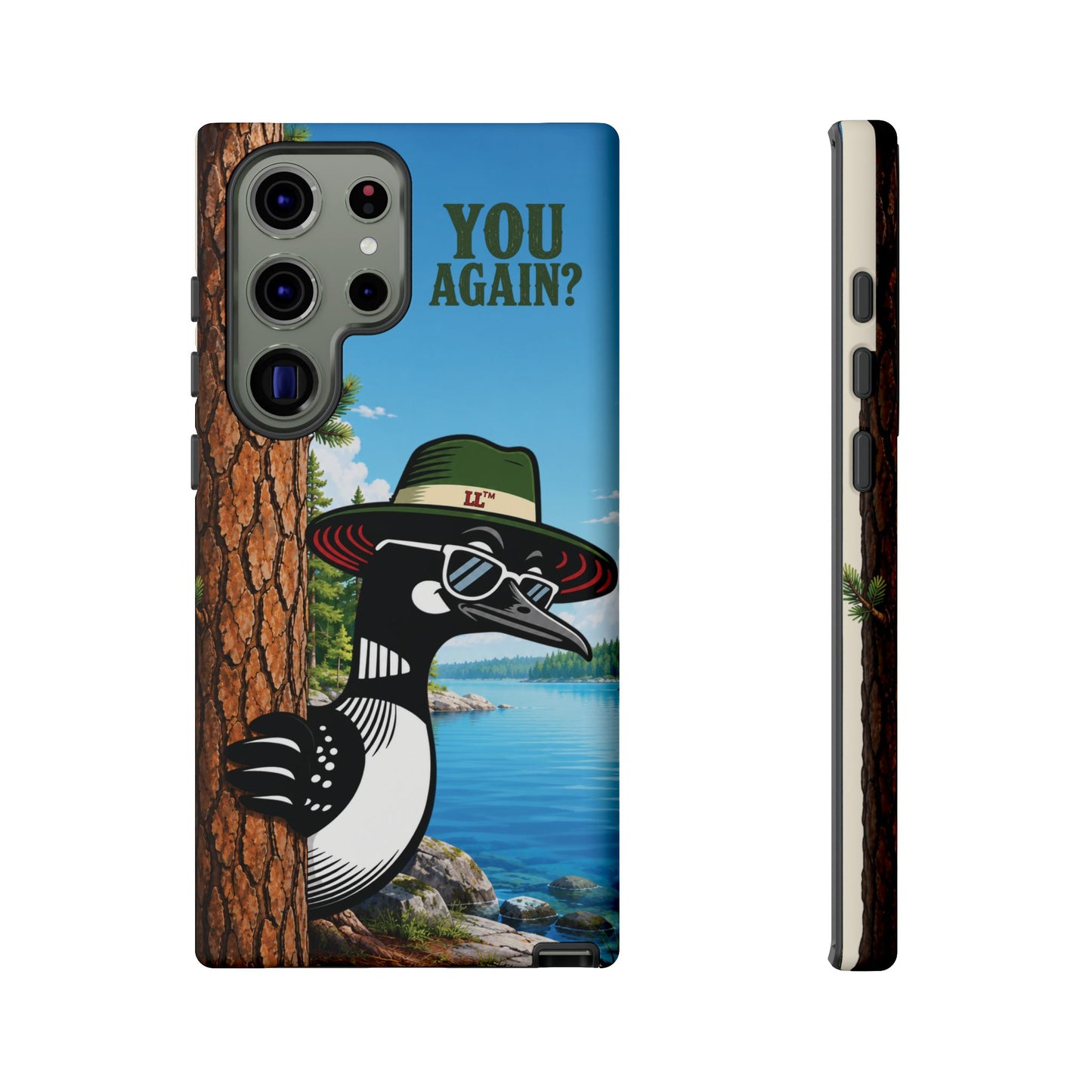 Loon Phone Case, Funny Lake Life Phone Case, You Again Phone Cover, Lookout Larry Design