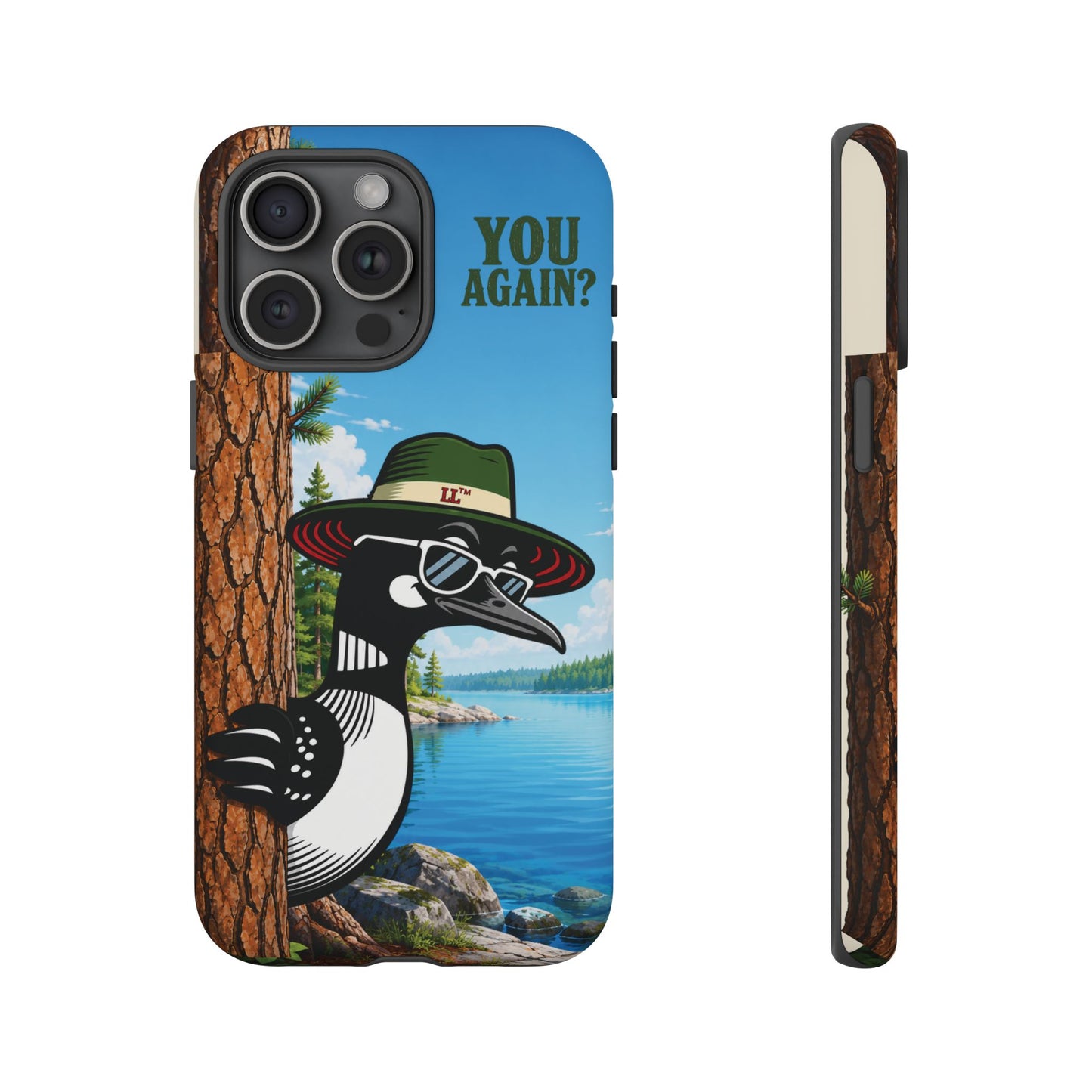 Loon Phone Case, Funny Lake Life Phone Case, You Again Phone Cover, Lookout Larry Design