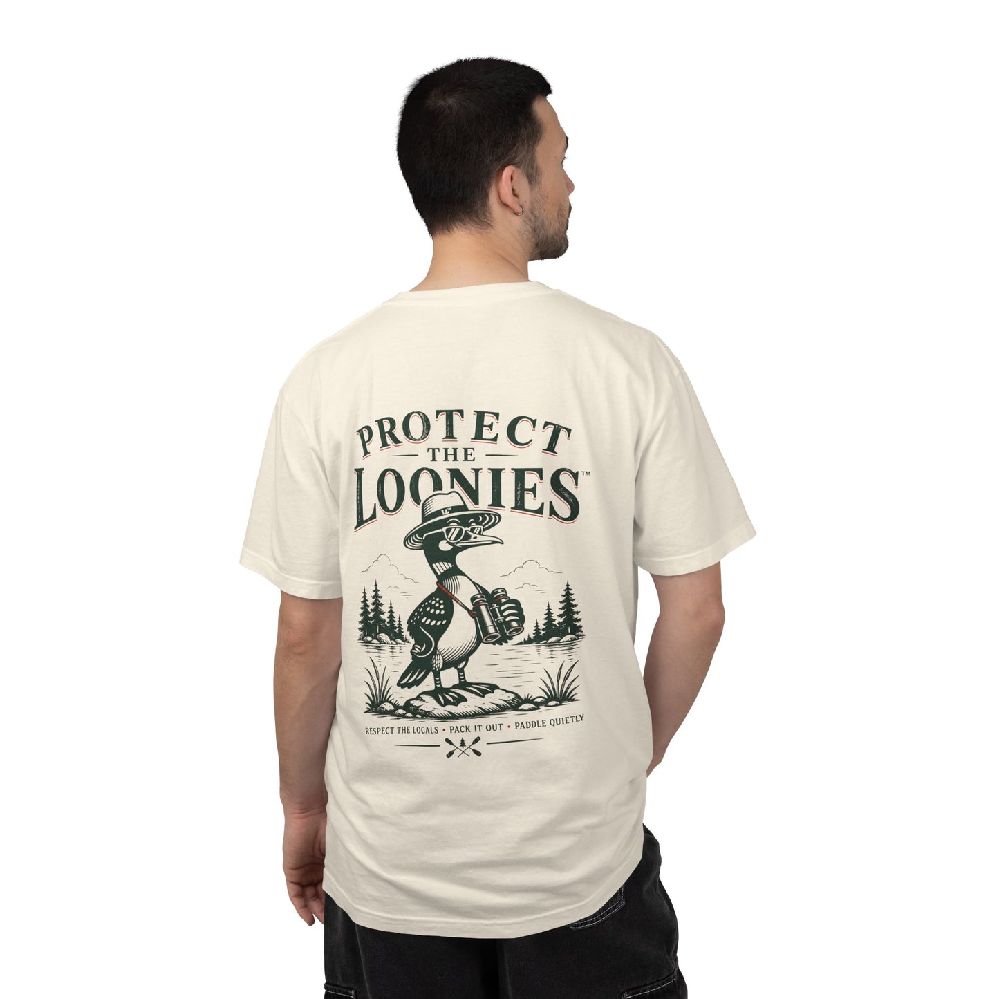 Protect the Loonies™ Vintage Loon T-Shirt | Lookout Larry Comfort Colors Tee