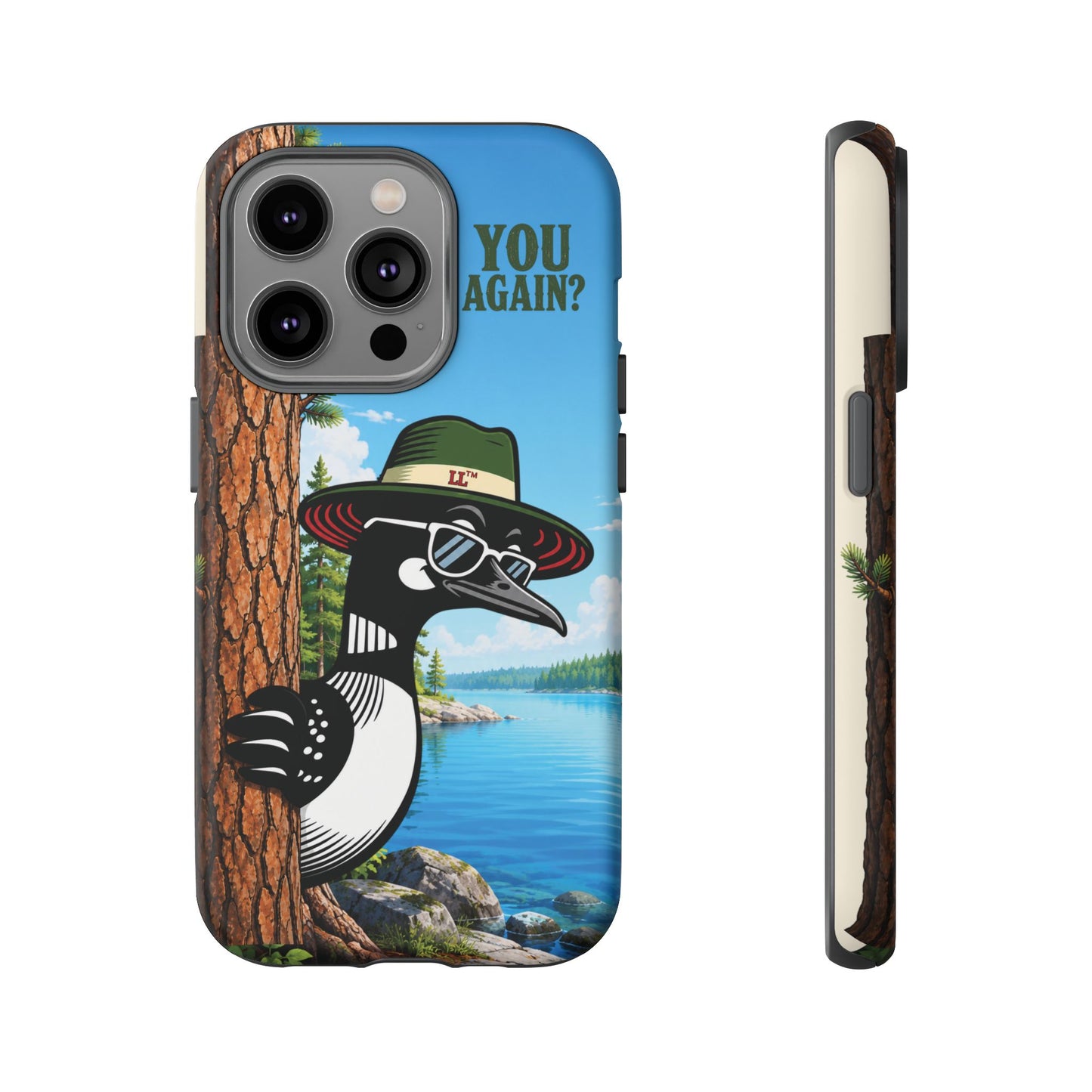Loon Phone Case, Funny Lake Life Phone Case, You Again Phone Cover, Lookout Larry Design