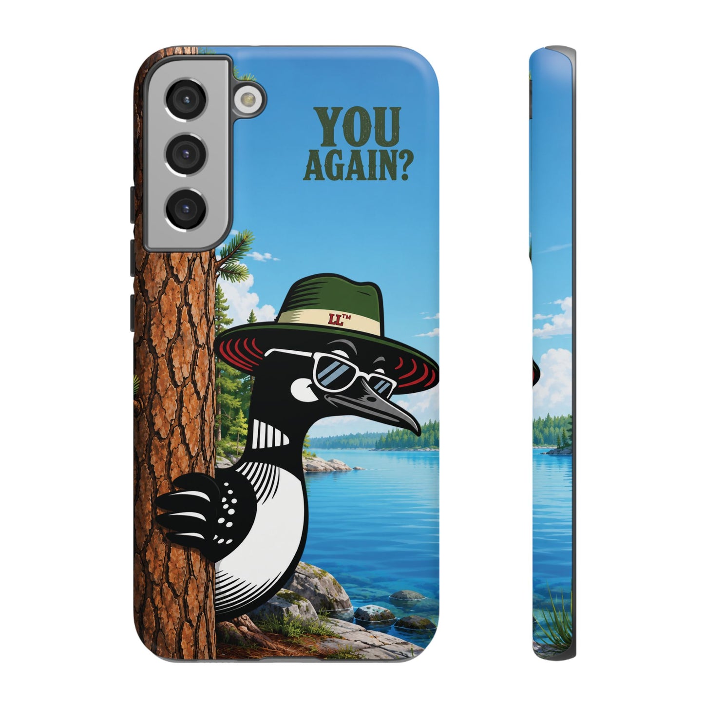 Loon Phone Case, Funny Lake Life Phone Case, You Again Phone Cover, Lookout Larry Design