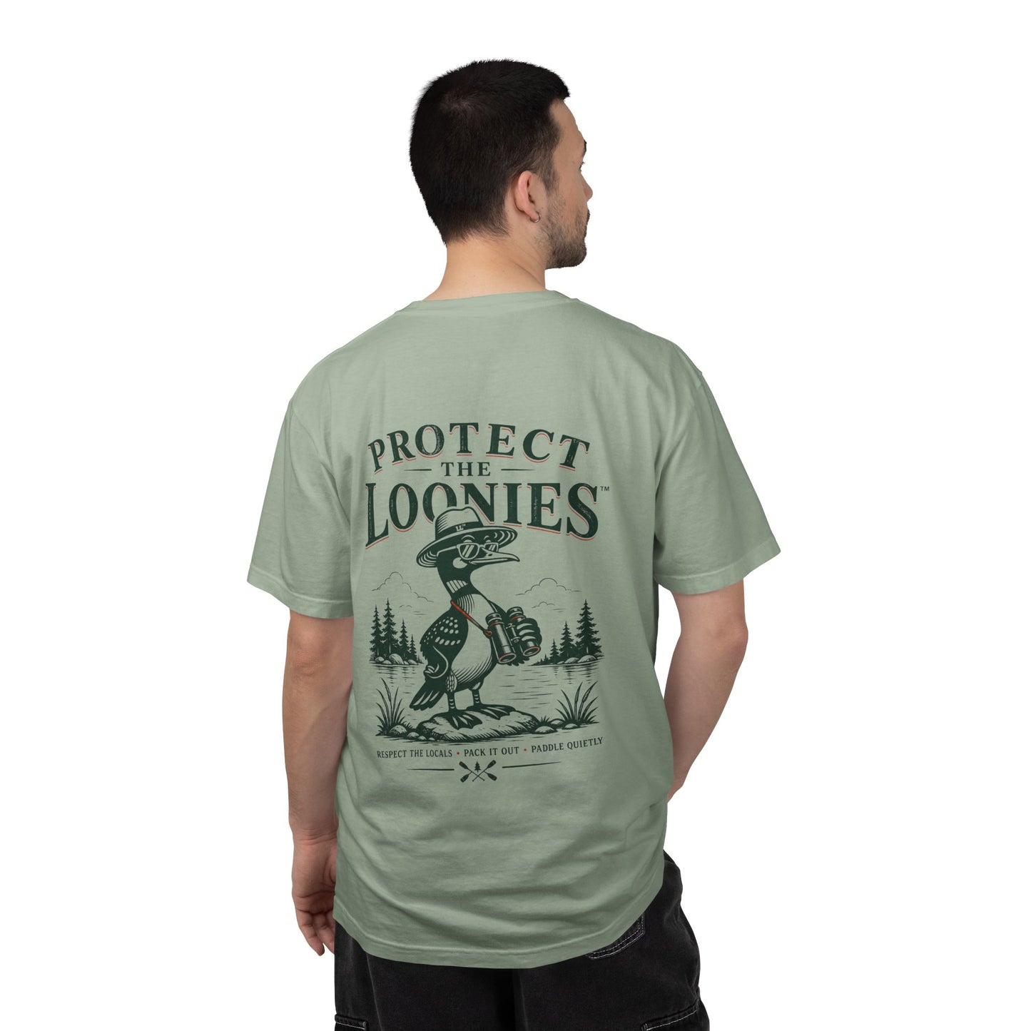 Protect the Loonies™ Vintage Loon T-Shirt | Lookout Larry Comfort Colors Tee