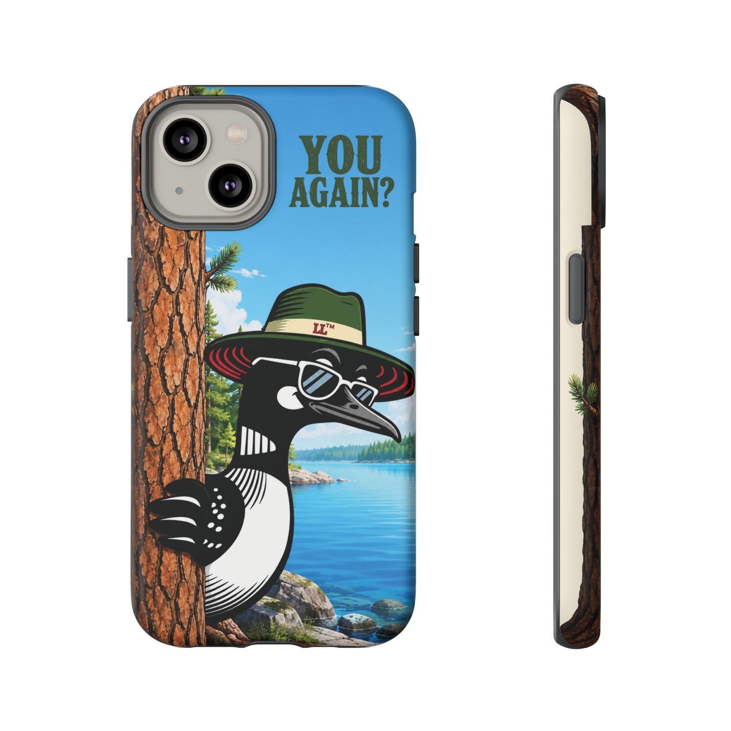 Loon Phone Case, Funny Lake Life Phone Case, You Again Phone Cover, Lookout Larry Design