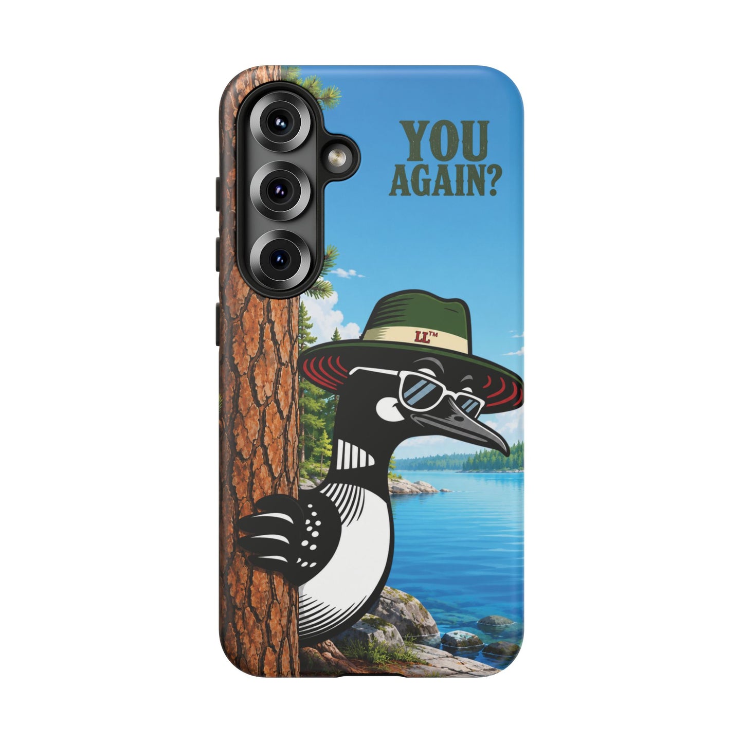 Loon Phone Case, Funny Lake Life Phone Case, You Again Phone Cover, Lookout Larry Design