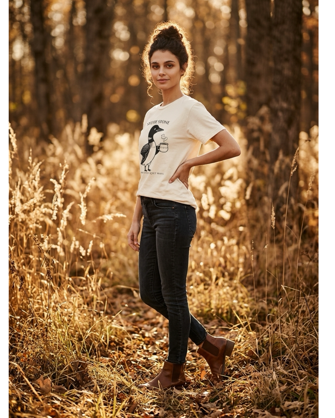 Sylvie Stone Tee — Loonie Loons™ Heritage Collection