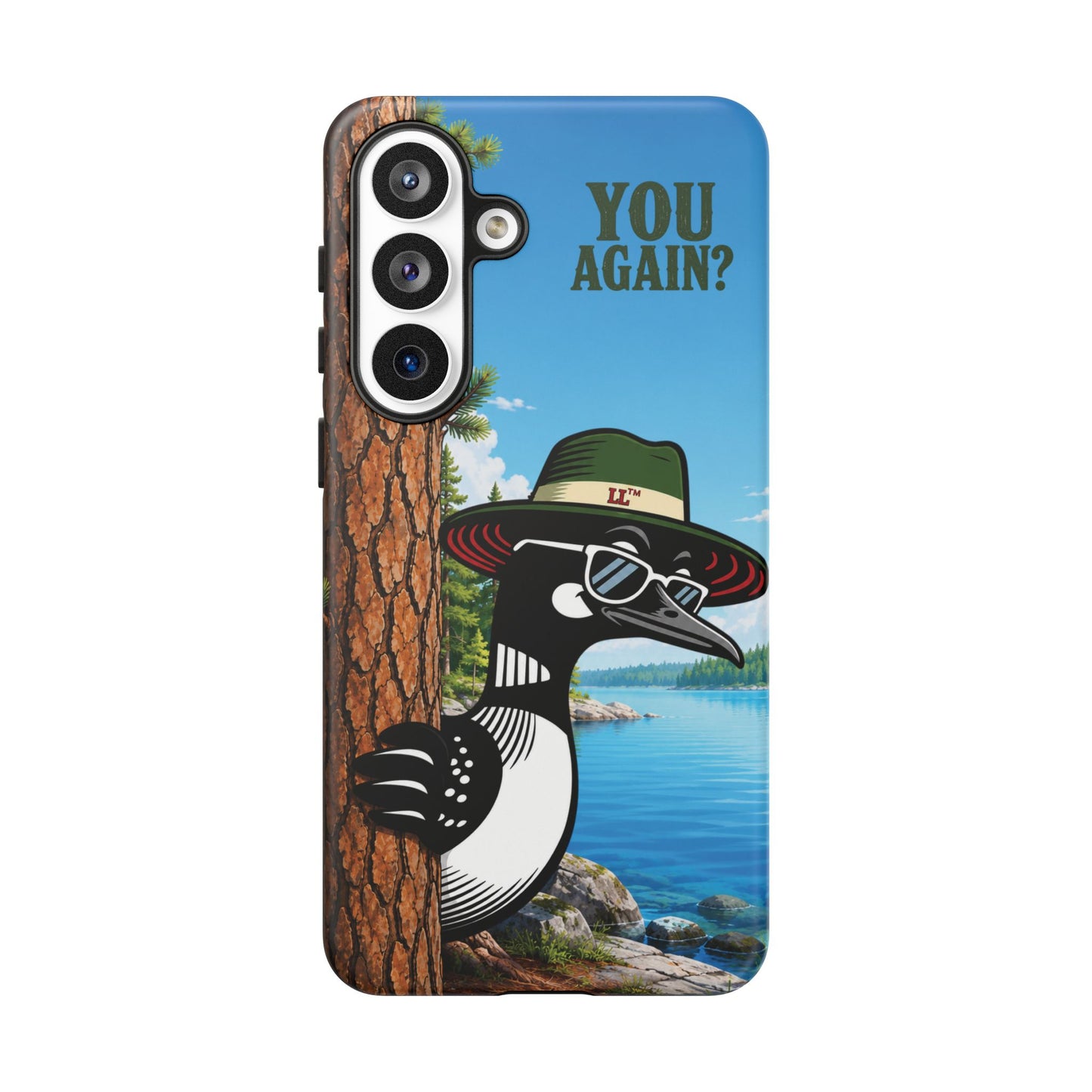 Loon Phone Case, Funny Lake Life Phone Case, You Again Phone Cover, Lookout Larry Design