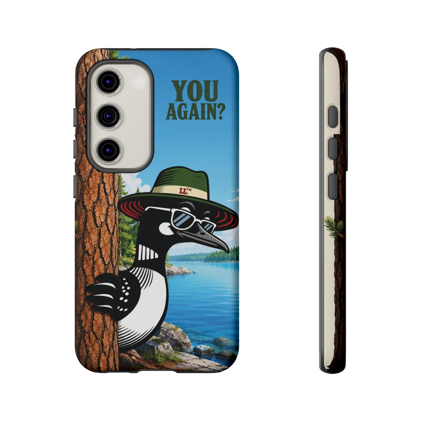 Loon Phone Case, Funny Lake Life Phone Case, You Again Phone Cover, Lookout Larry Design