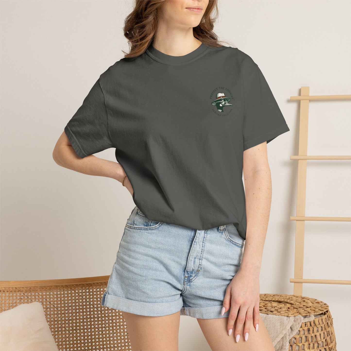 Protect the Loonies™ Vintage Loon T-Shirt | Lookout Larry Comfort Colors Tee