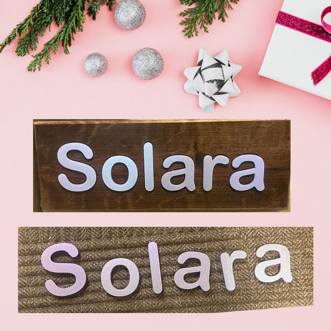 Personalized Wooden Name Puzzle for Toddlers with Acrylic Letters