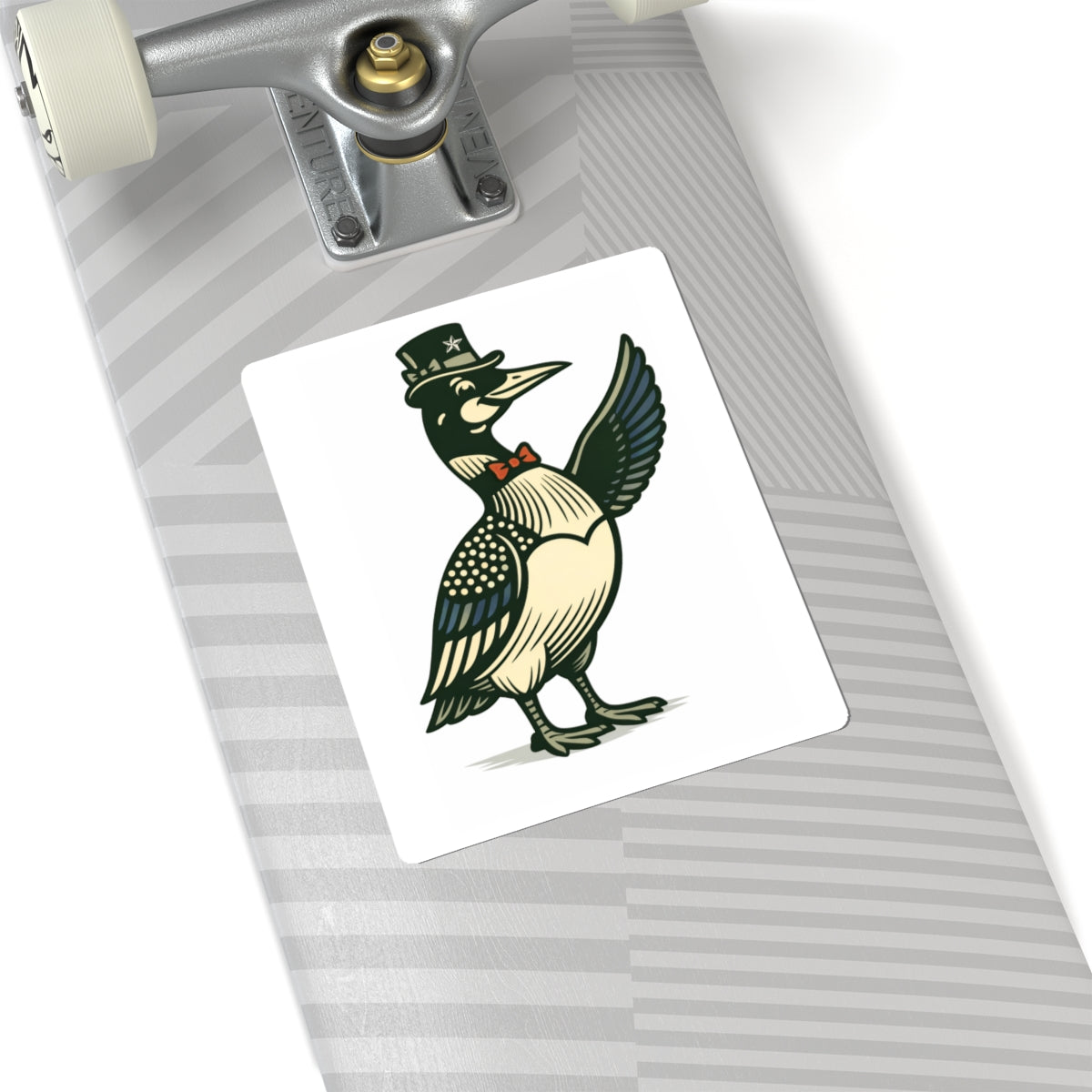 Everett North Loon Sticker – Loonie Loons™ Heritage Collection – Northwoods Cabin Decal