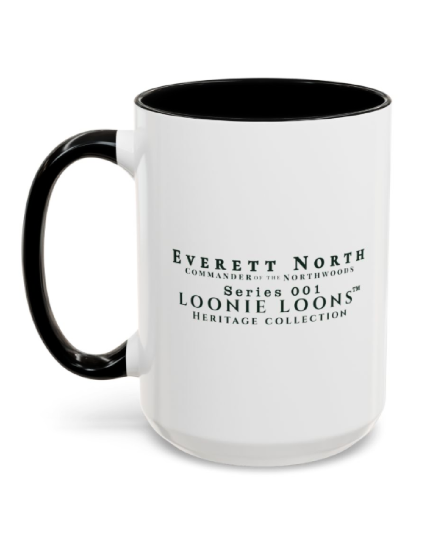 Everett North Mug – Loonie Loons™ Heritage Collection – Commander of the Northwoods Coffee Mug