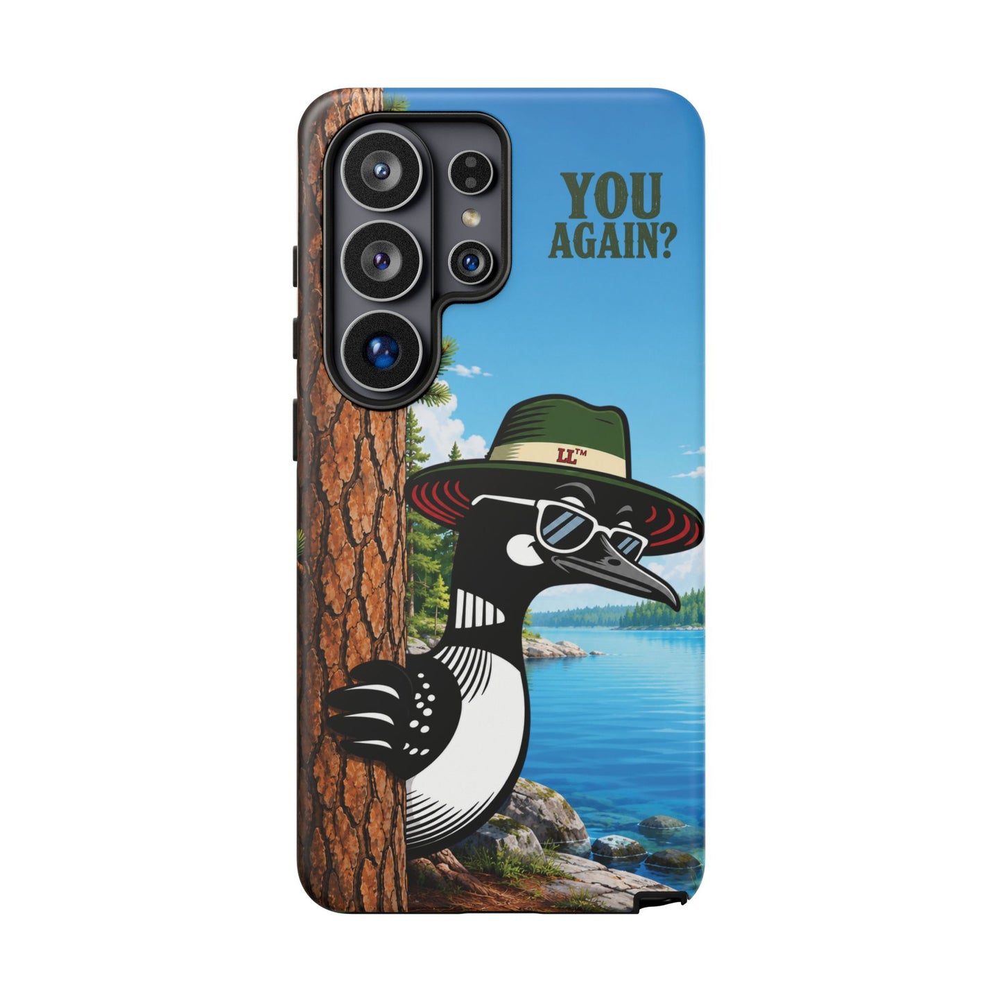Loon Phone Case, Funny Lake Life Phone Case, You Again Phone Cover, Lookout Larry Design