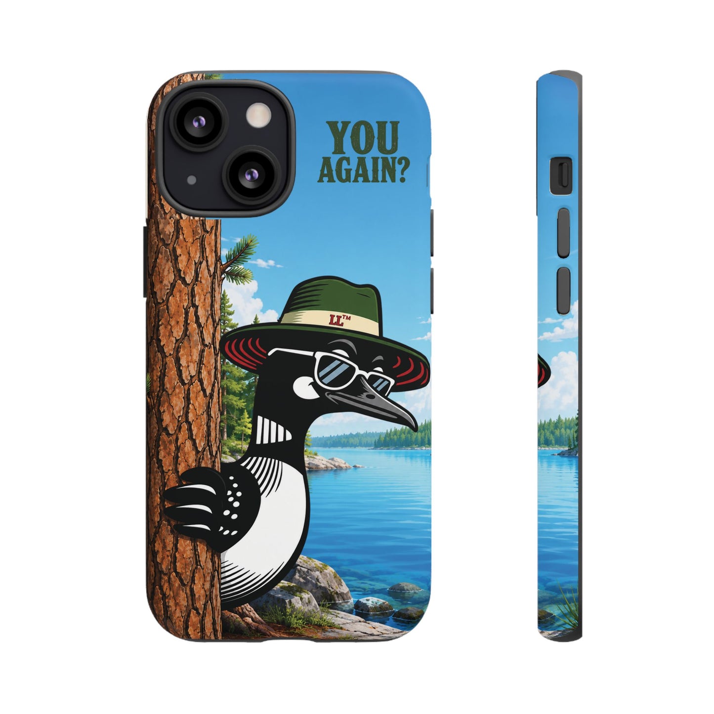 Loon Phone Case, Funny Lake Life Phone Case, You Again Phone Cover, Lookout Larry Design