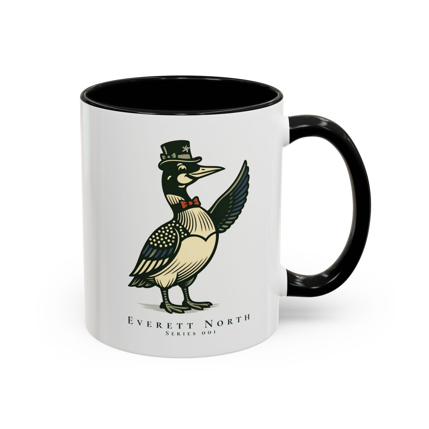 Everett North Mug – Loonie Loons™ Heritage Collection – Commander of the Northwoods Coffee Mug