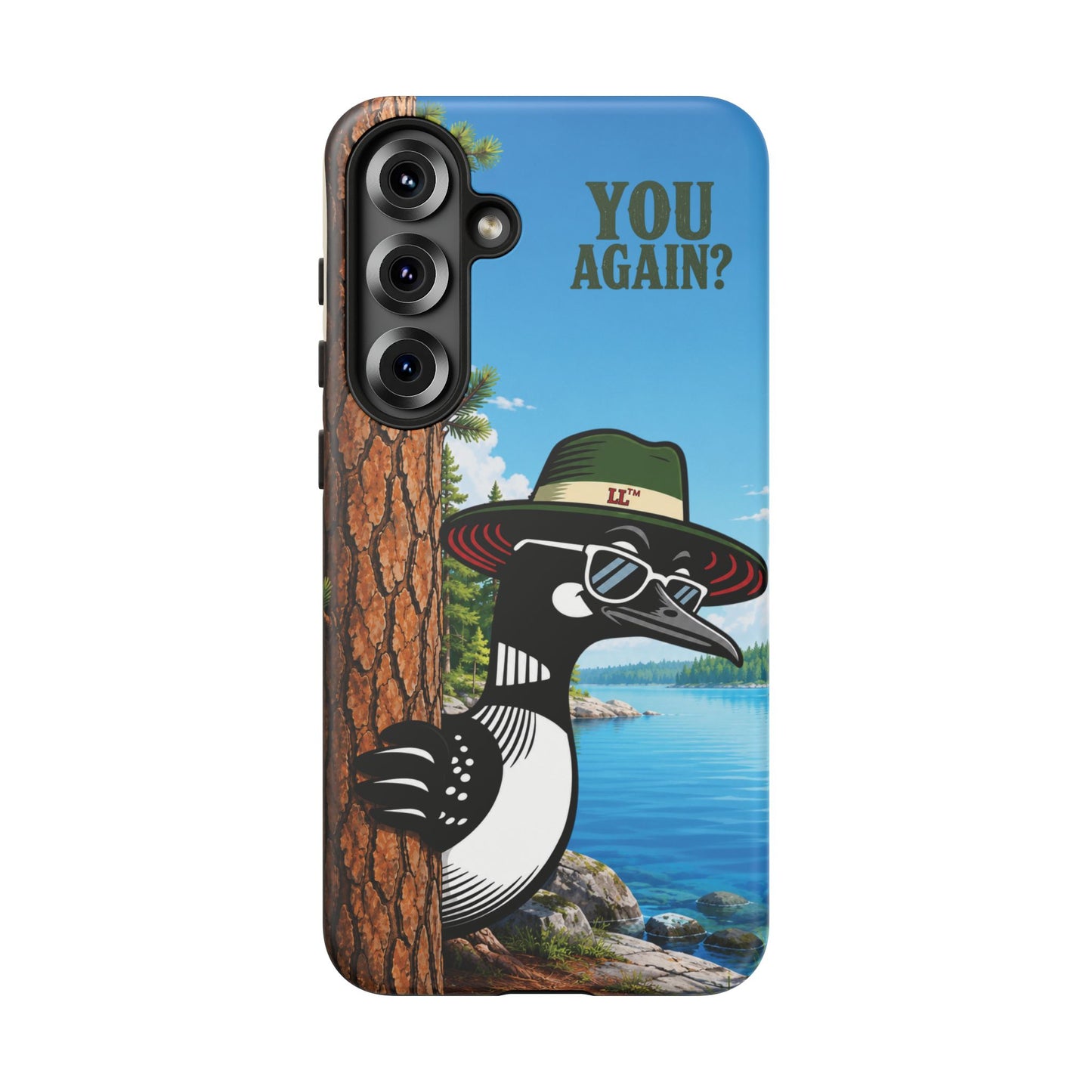 Loon Phone Case, Funny Lake Life Phone Case, You Again Phone Cover, Lookout Larry Design