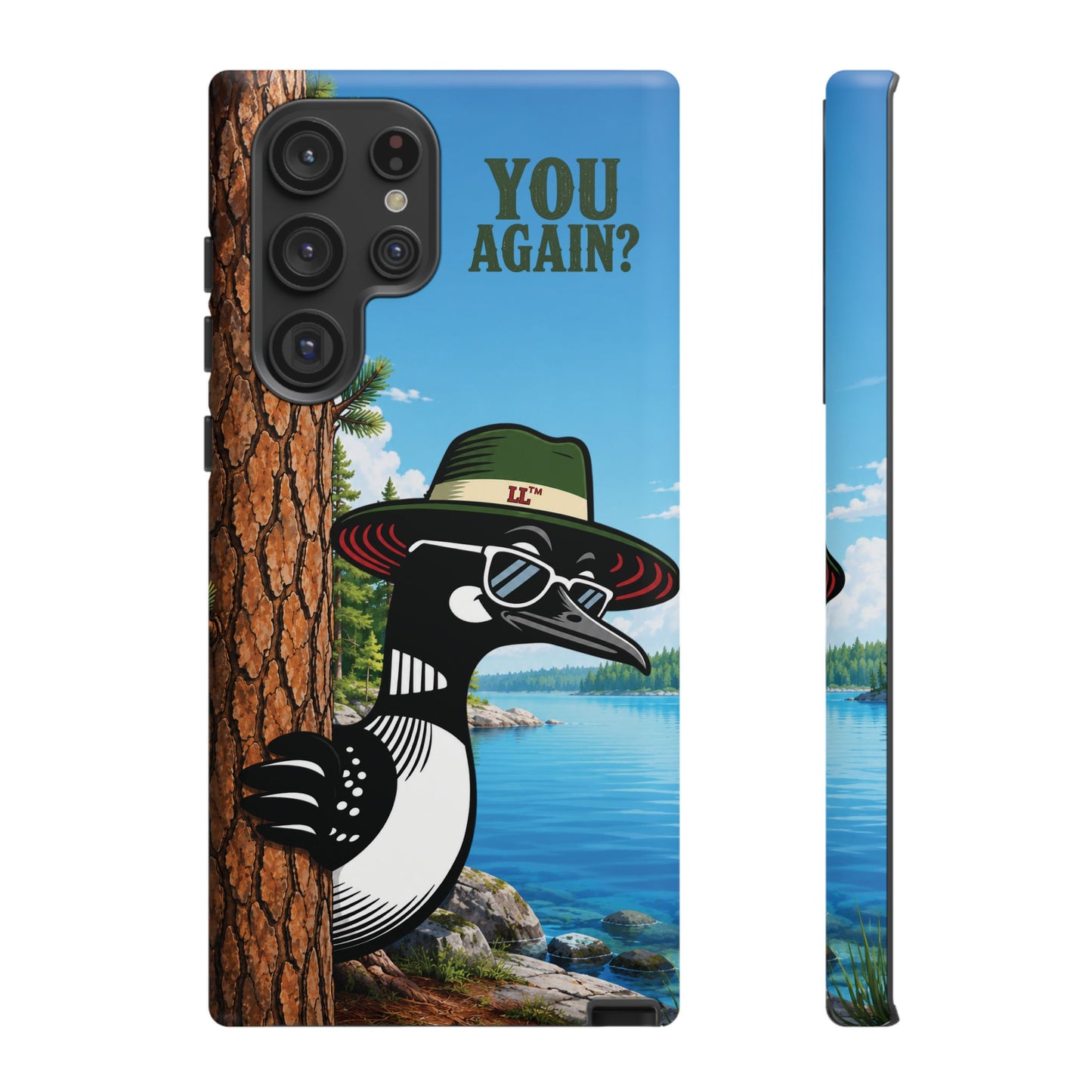Loon Phone Case, Funny Lake Life Phone Case, You Again Phone Cover, Lookout Larry Design