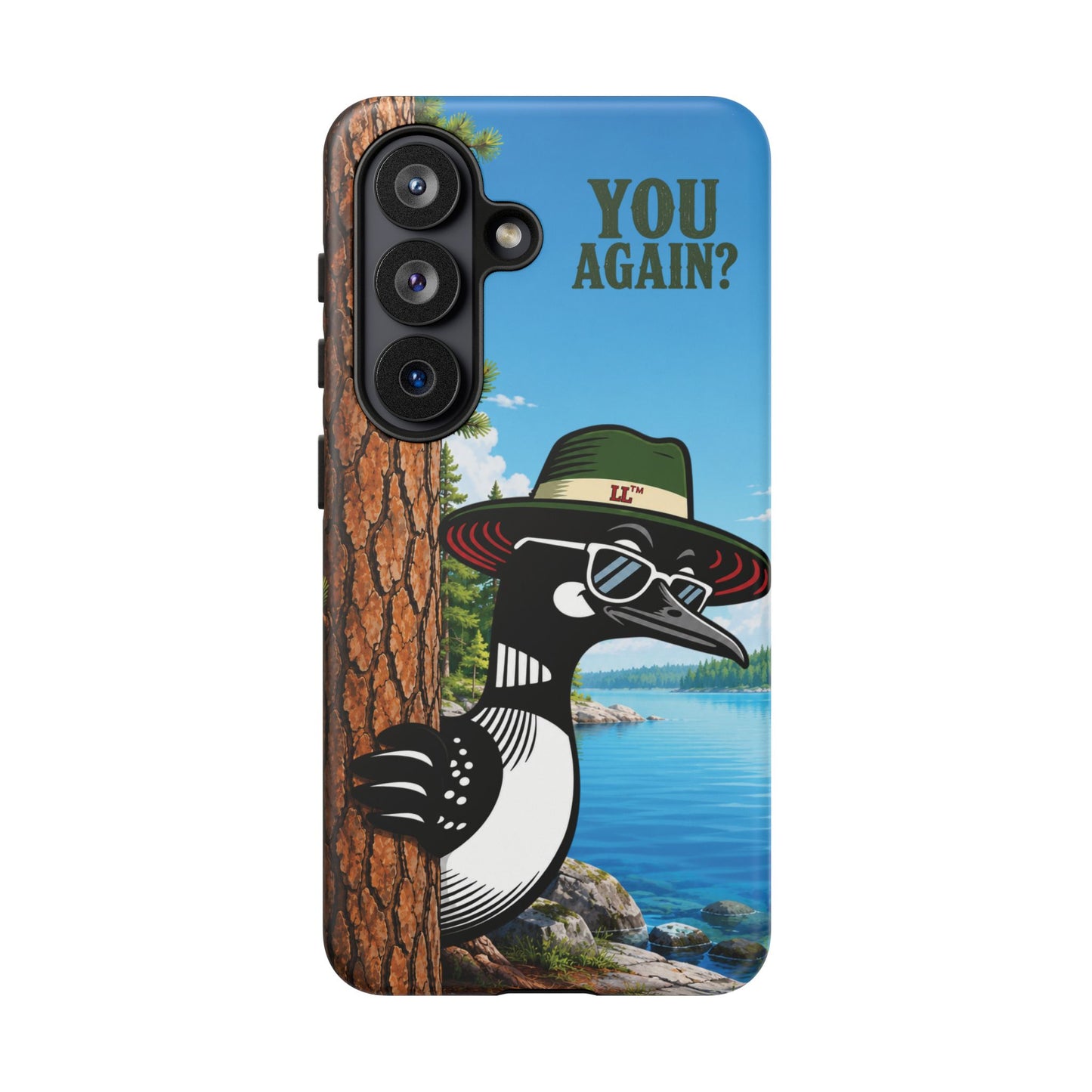 Loon Phone Case, Funny Lake Life Phone Case, You Again Phone Cover, Lookout Larry Design