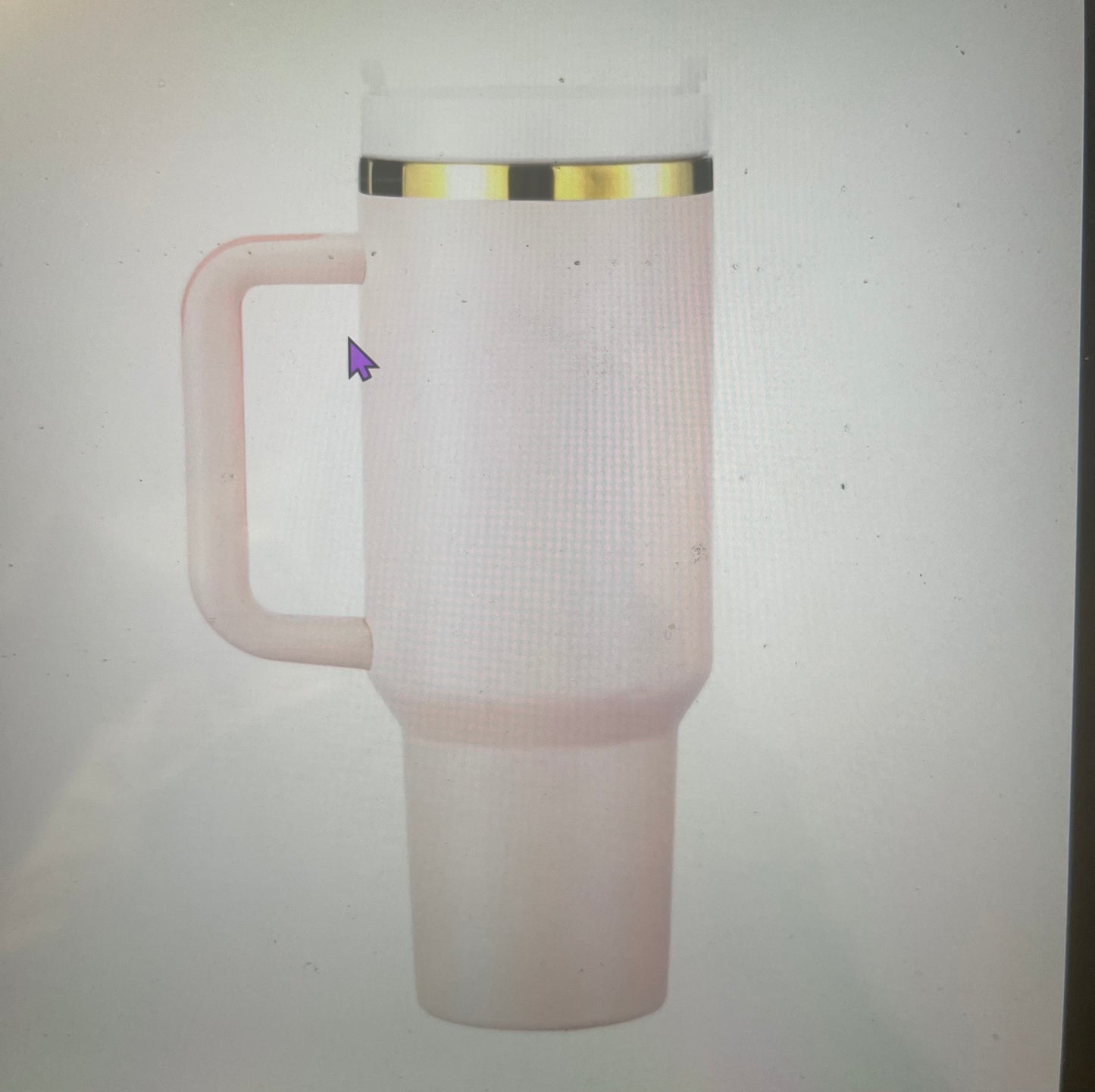 Personalized 40oz Tumbler with Handle – Custom Laser Engraved