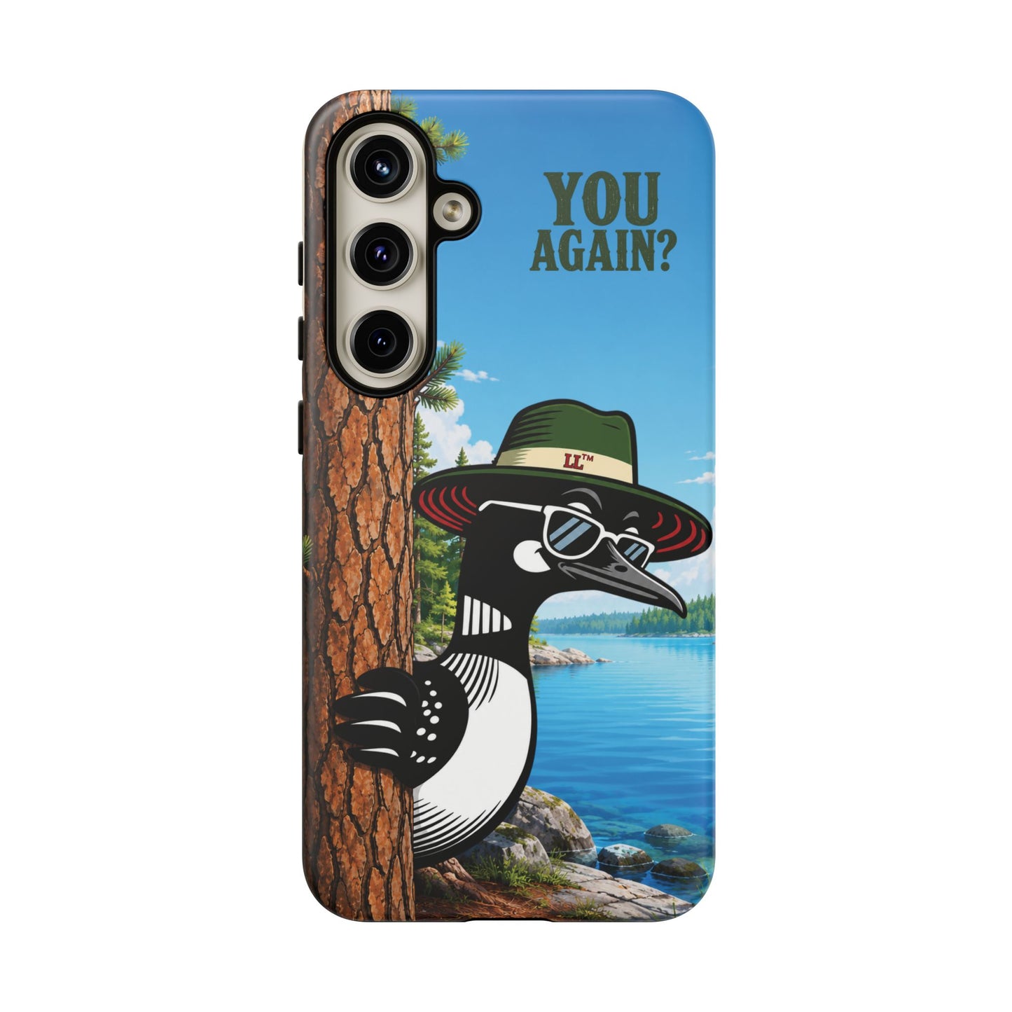 Loon Phone Case, Funny Lake Life Phone Case, You Again Phone Cover, Lookout Larry Design