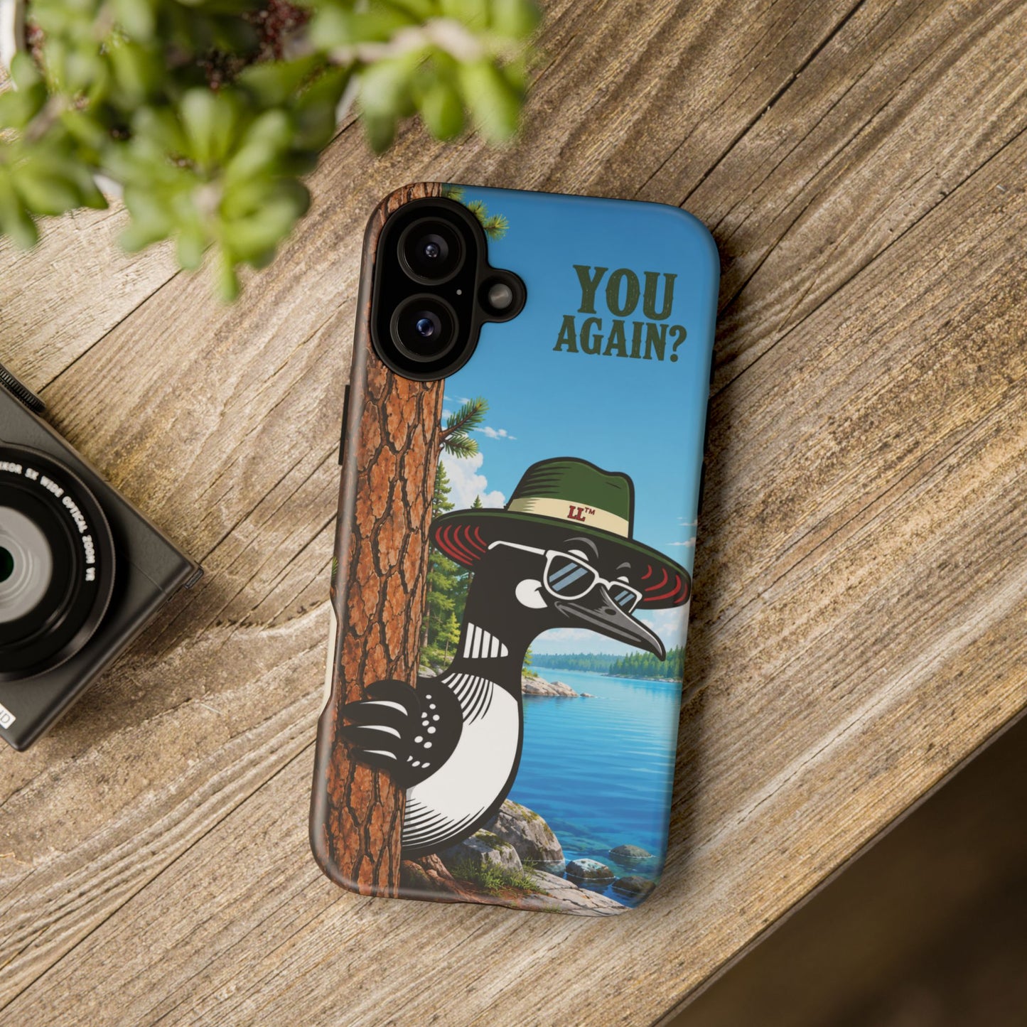 Loon Phone Case, Funny Lake Life Phone Case, You Again Phone Cover, Lookout Larry Design