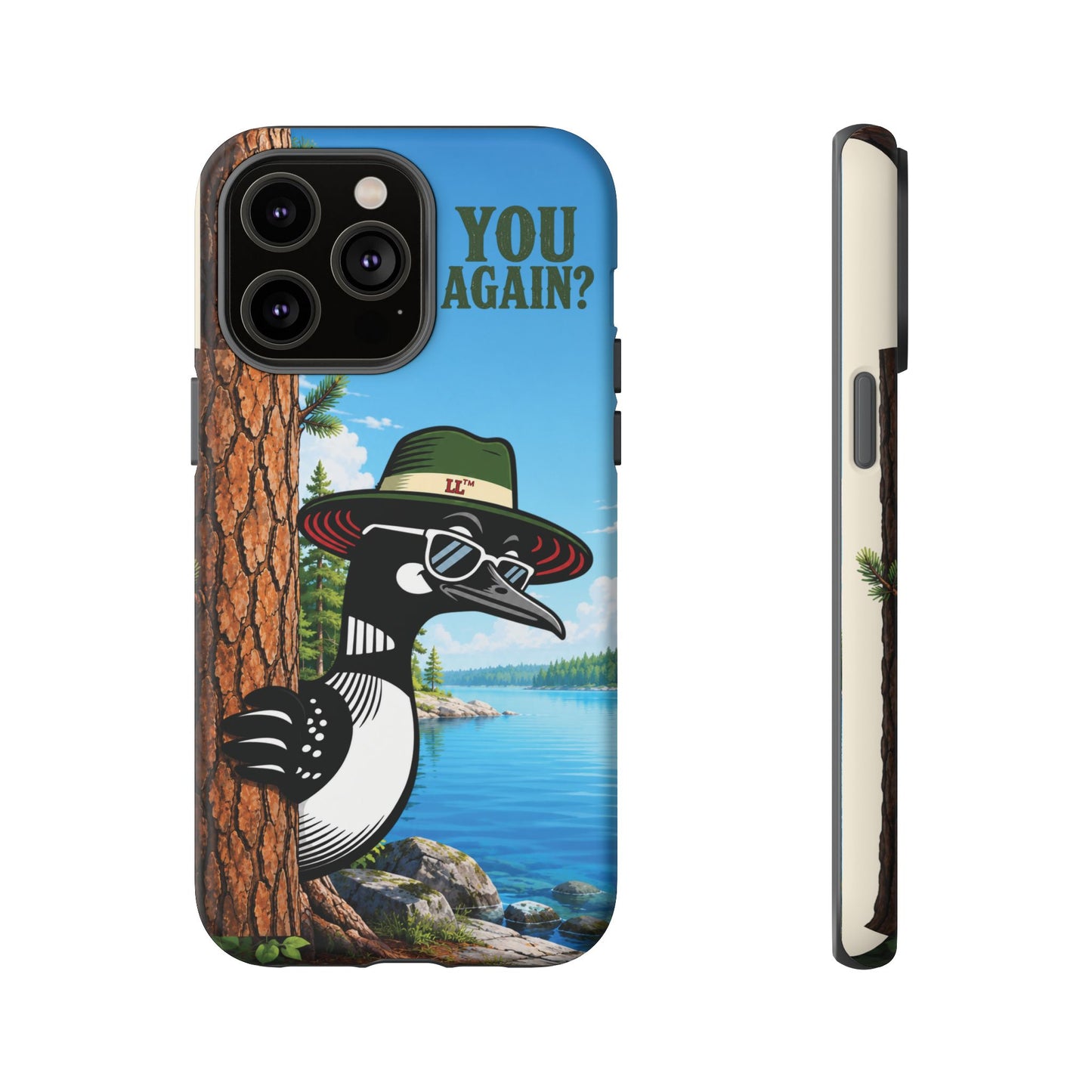 Loon Phone Case, Funny Lake Life Phone Case, You Again Phone Cover, Lookout Larry Design