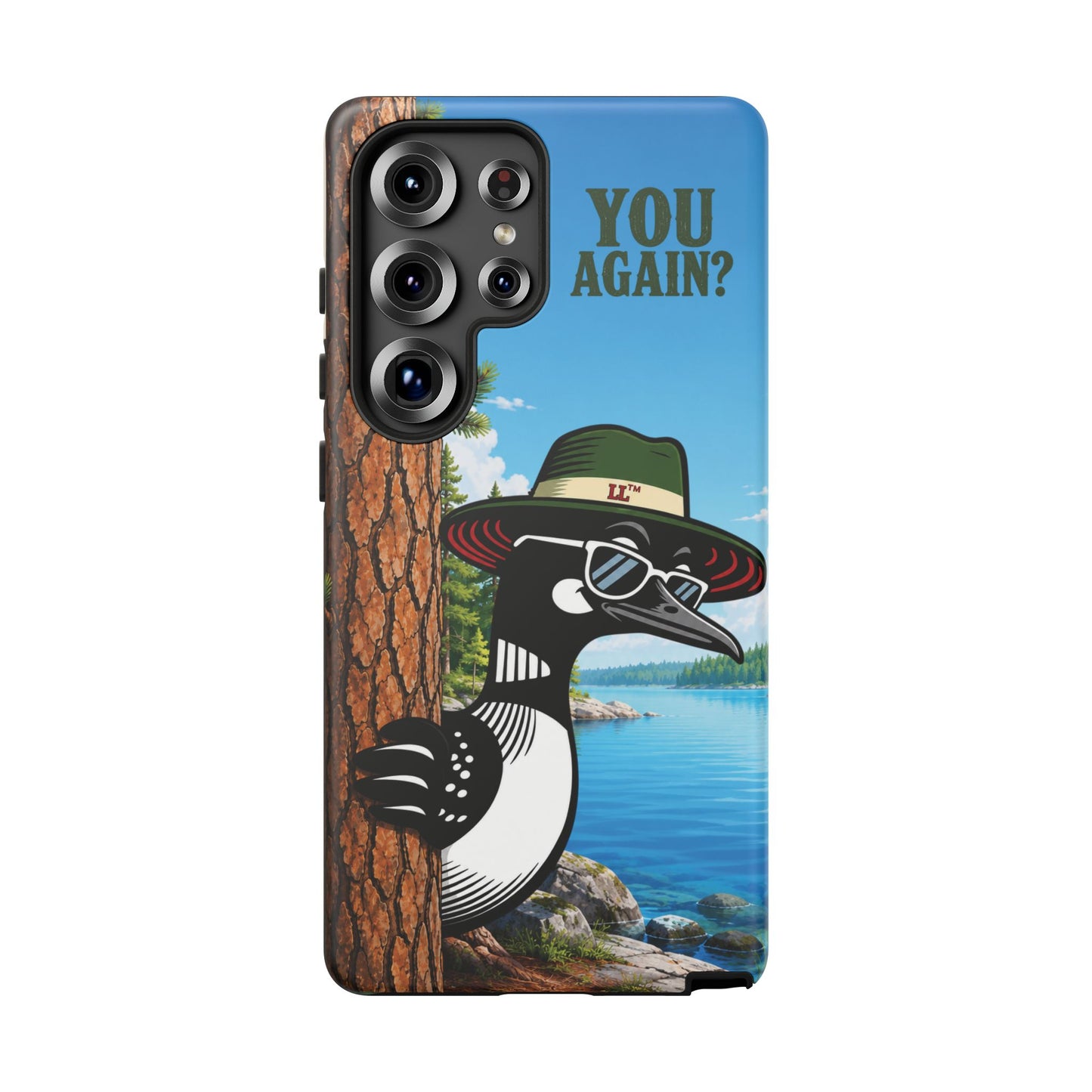 Loon Phone Case, Funny Lake Life Phone Case, You Again Phone Cover, Lookout Larry Design