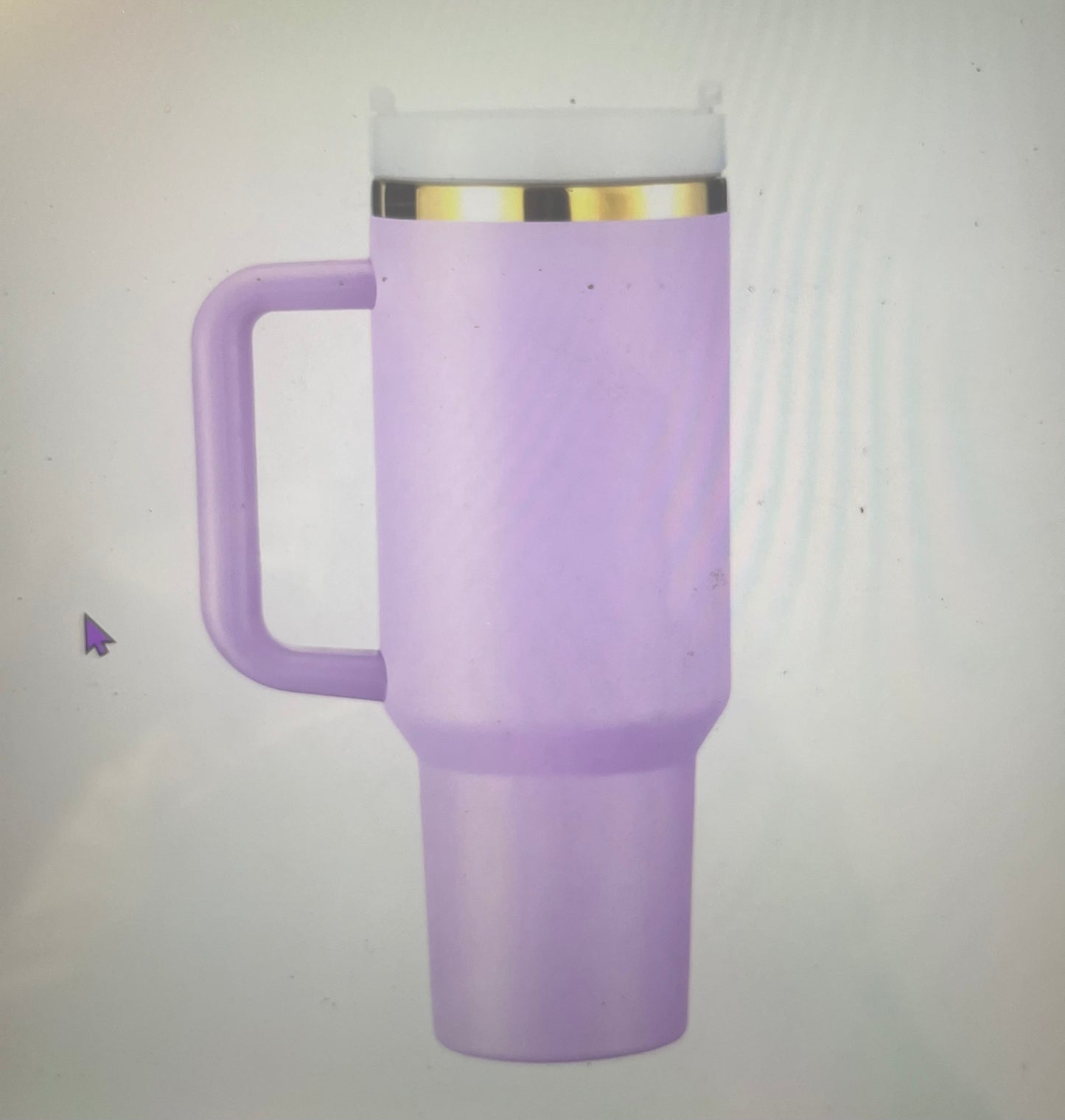 Personalized 40oz Tumbler with Handle – Custom Laser Engraved