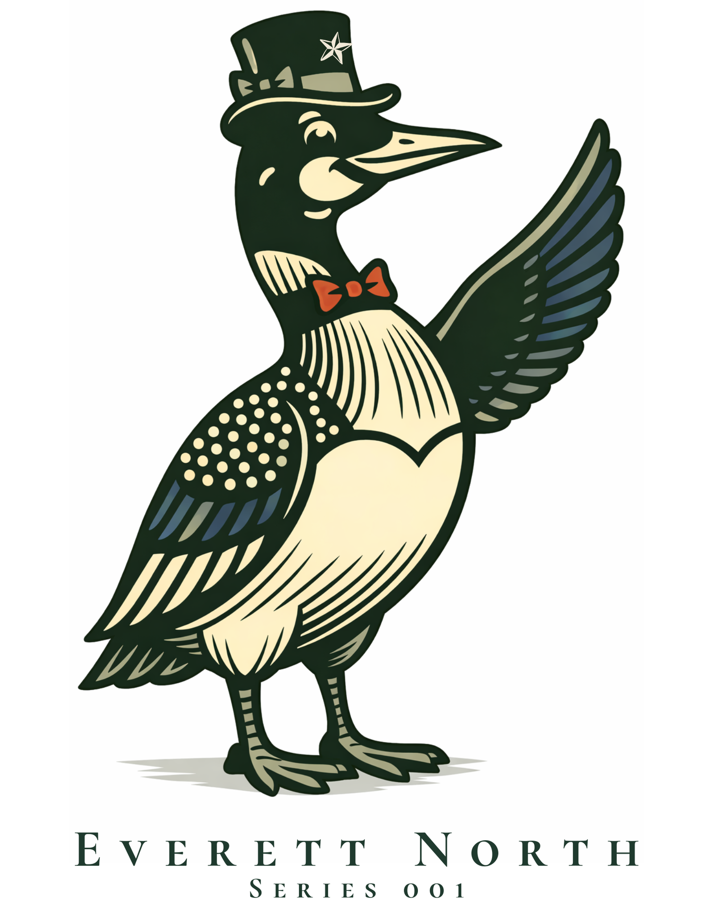 Everett North Mug – Loonie Loons™ Heritage Collection – Commander of the Northwoods Coffee Mug