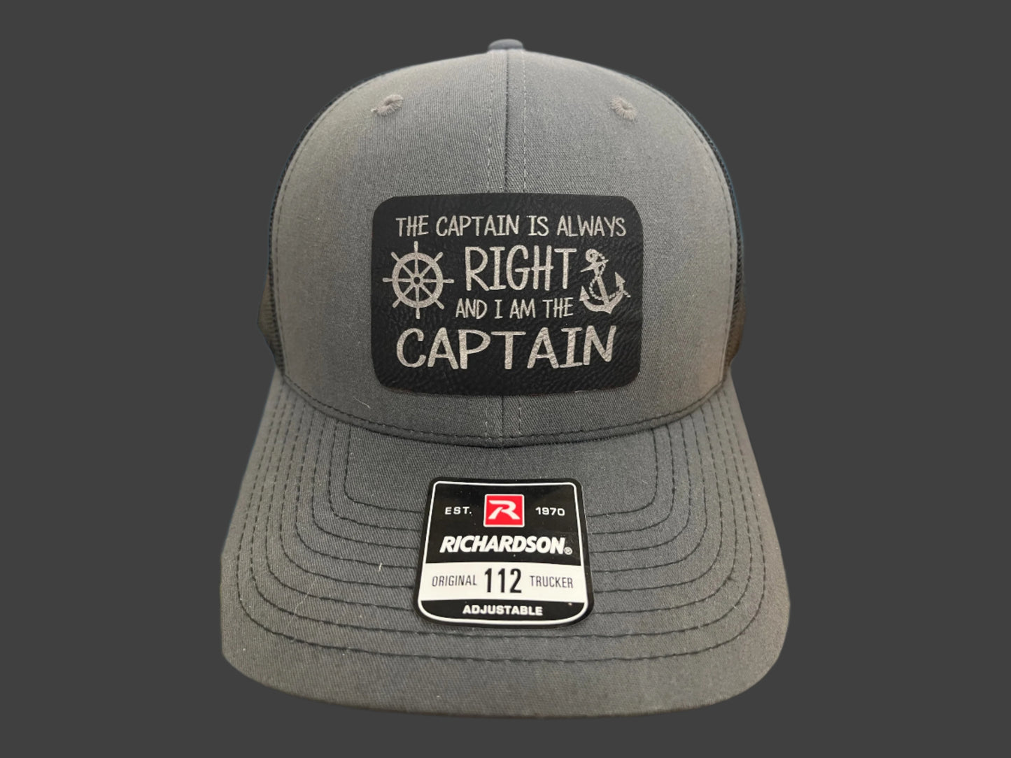 Lake Captain Richardson 112 Leather Patch Hat for Dads