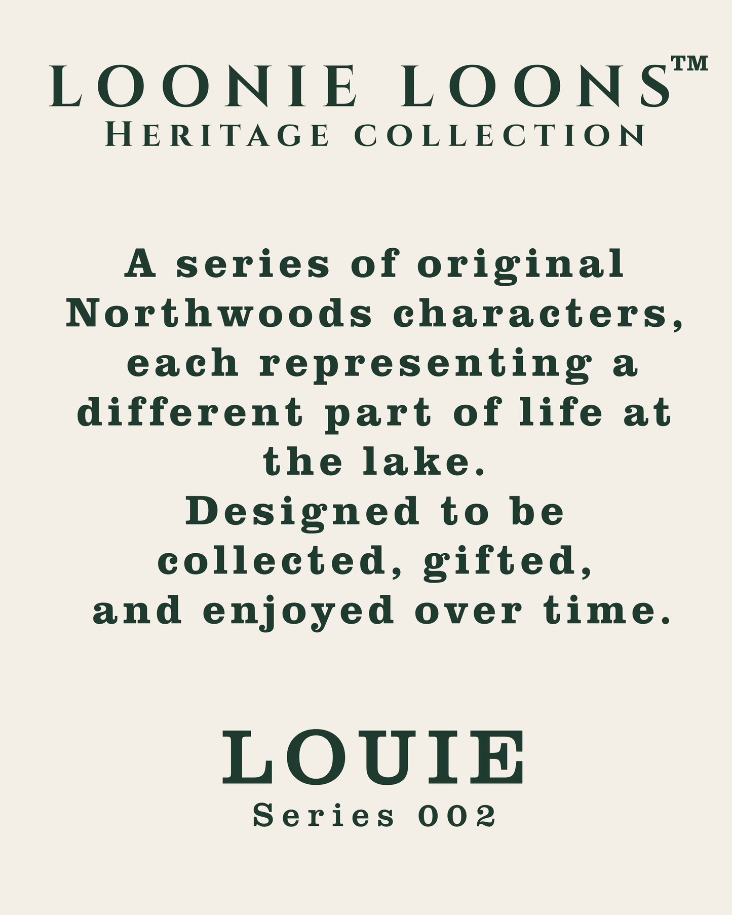 Louie Tee — Adventure Approved | Loonie Loons™ Heritage Collection