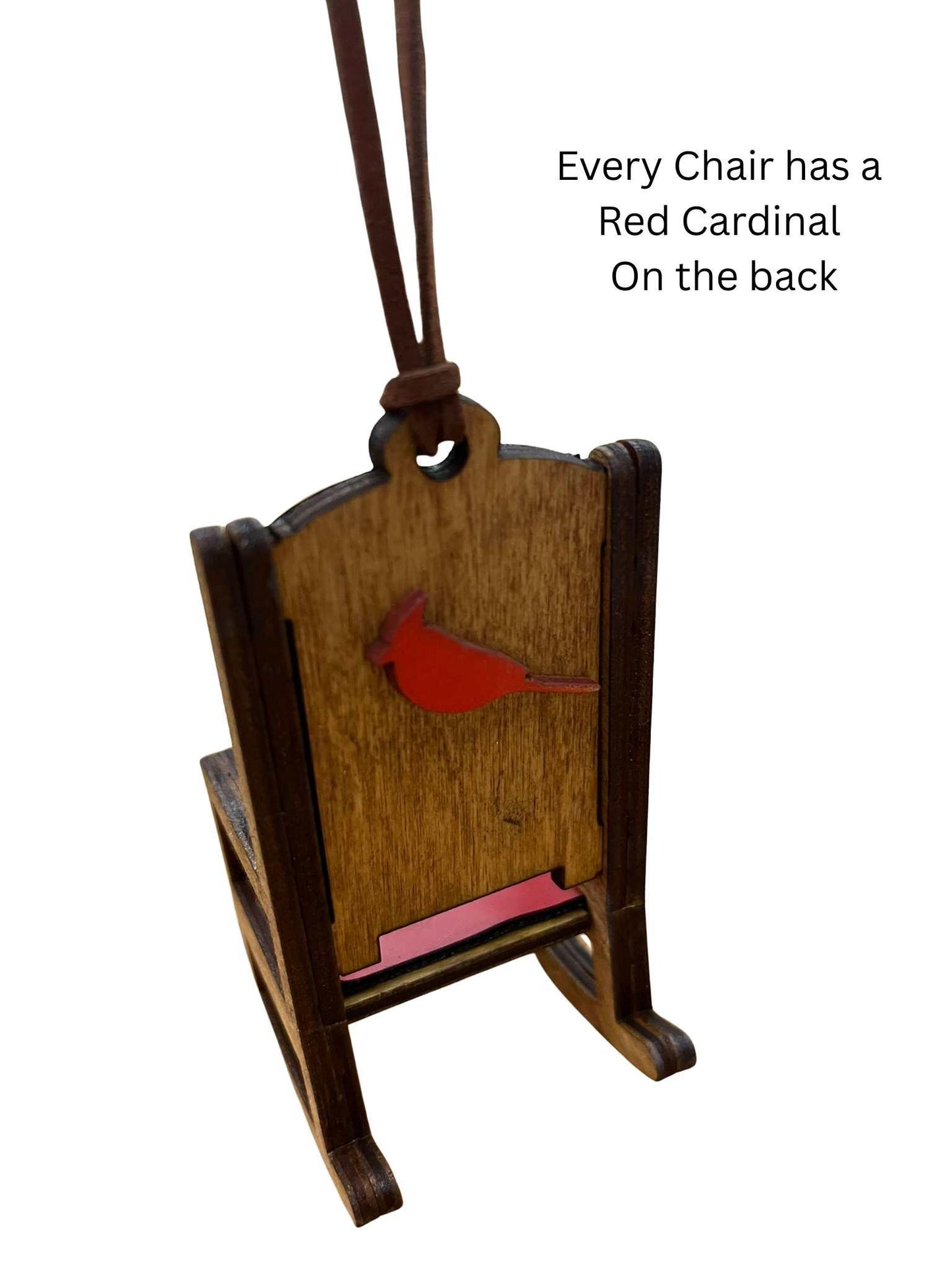 Christmas In Heaven Memorial Rocking Chair Ornament Personalized Keepsake