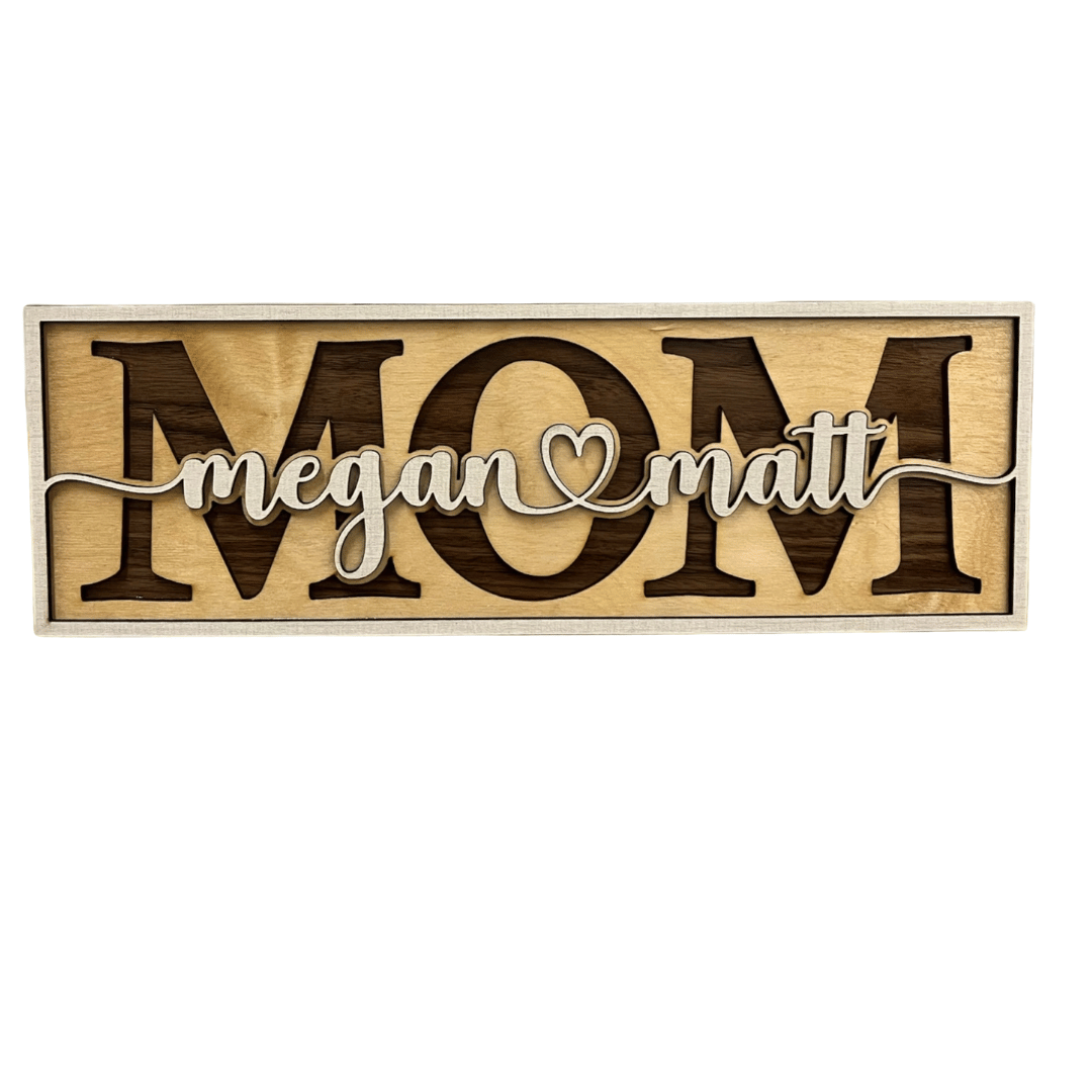 Personalized Mother's Day Art Sign Custom Gift for Mom
