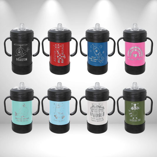 Personalized Engraved Sippy Cup Stainless Steel For Toddlers